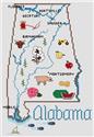 Pattern, Alabama Map by Sue Hillis