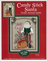 Pattern, Candy Stick Santa by Sue Hillis