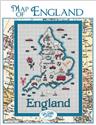 Pattern, England Map by Sue Hillis