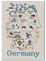 Pattern, Germany Map by Sue Hillis