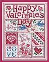 Pattern, Happy Valentine's Day by Sue Hillis