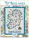 Pattern, Ireland Map by Sue Hillis