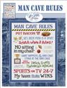 Pattern, Man Cave Rules by Sue Hillis