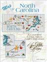 Pattern, North Carolina Map by Sue Hillis