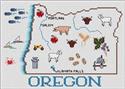 Pattern, Oregon Map by Sue Hillis