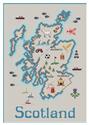 Pattern, Scotland Map by Sue Hillis
