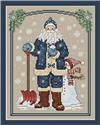 Pattern, Snowflake Santa by Sue Hillis