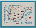 Pattern, Spain and Portugal Map by Sue Hillis