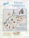 Pattern, West Virginia Map by Sue Hillis