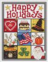 Pattern, Happy Holidays by Sue Hillis
