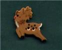 Beads, Buttons & Charm, Reindeer Lodge Charm by Sue Hillis