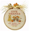 Cross Stitch Patterns, Give Thanks by Sue Hillis