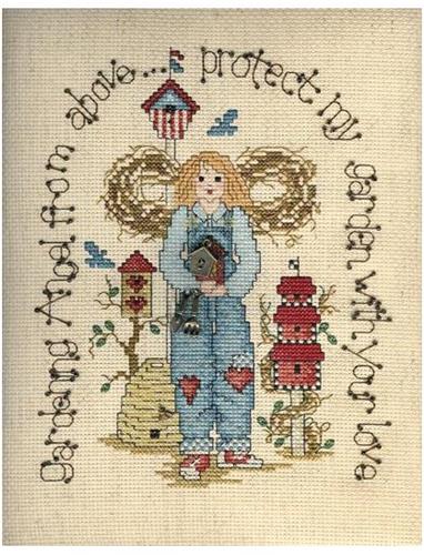 ANGELS REMEMBERED Cross Stitch Designs Hard Back Book 