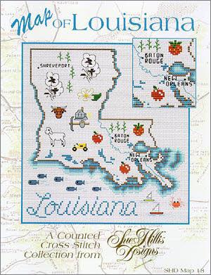 louisiana map